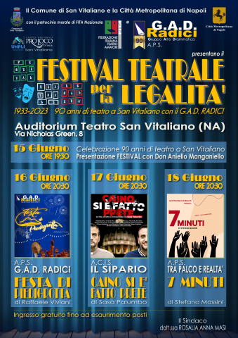 Festival Teatrale per la legalità 