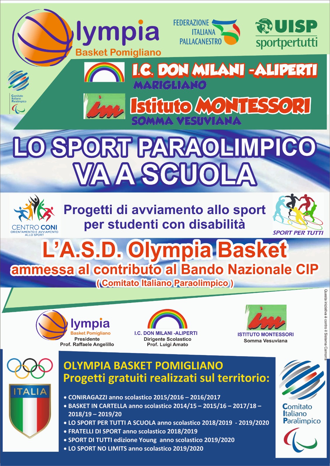Sport Paraolimpico va a Scuola 